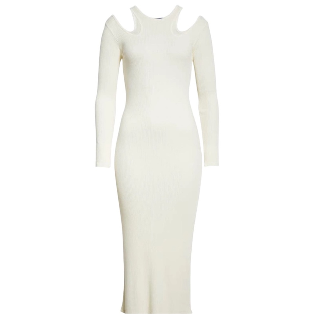 NWT SIMON MILLER Anz Cut-Out Bodycon Dress size large - Picture 5 of 11